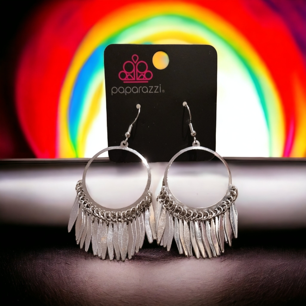 Silver Dangling Earrings